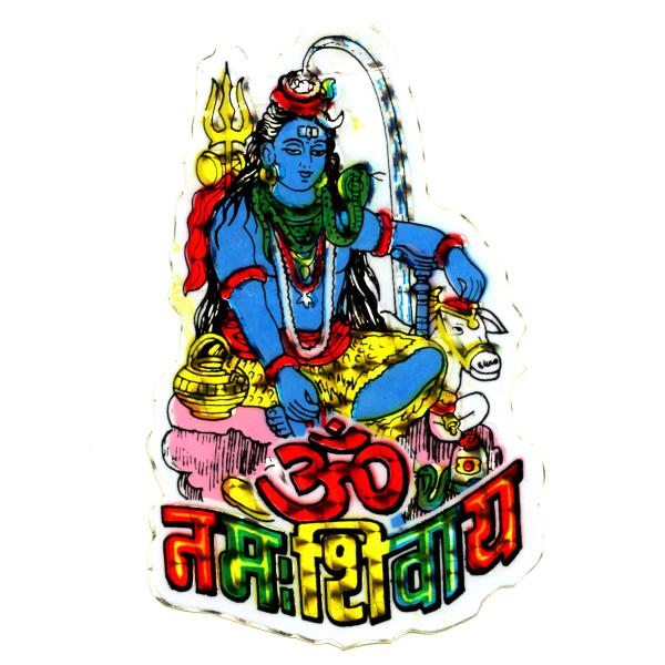 [Release date: September 2, 2023]【ネコポス便選択可能です】シヴァのキラキラステッカー！です。必ずサイズをご確認下さい。1枚サイズ：約12cm×約7cm原産国：インド注意：インドの手作り製品のため同じ商品でも...