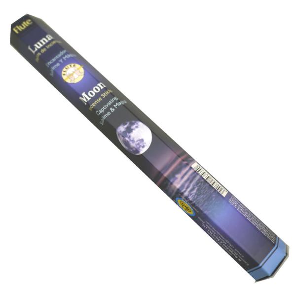 【ポスト投函便配送選択可能です/6箱毎に送料1通分が掛かります】FLUTEのムーン香になります。心の安らぐ香りです！就寝前のひと時にどうぞ。※ポスト投函可能の配送方法は代引き、日時指定が出来ません。ポスト投函可能の配送方法で代引き決済をご指...