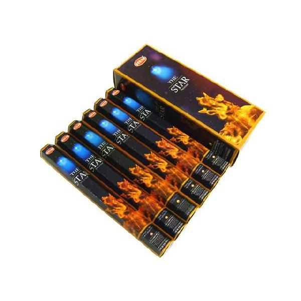 ムーンの様な就寝前に良さそうな香りです。落ち着きのある深い甘さの香りです。★こちらのお香は同じ香りの6箱セットです！★長さ：約24ｃｍ内容量：約20本×6箱生産国：インド※こちらの商品のみ送料無料となります。同時に送料無料商品以外をご購入の...