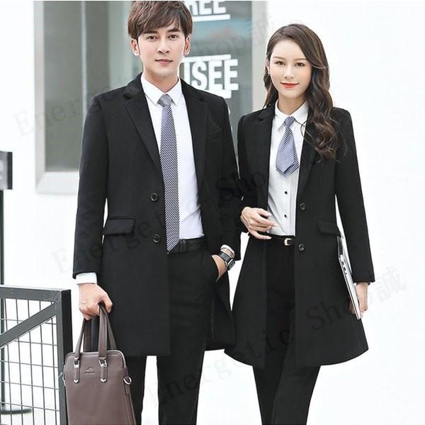 スーツコート 長パンツ ビジネス セットアップ 秋冬 レディース メンズ ダッフルコート 無地 オフィススーツ 上下セット 厚手保温 結婚式 就活 面接 Happy0313 Ntaks850 Energetic Shop誠 通販 Yahoo ショッピング