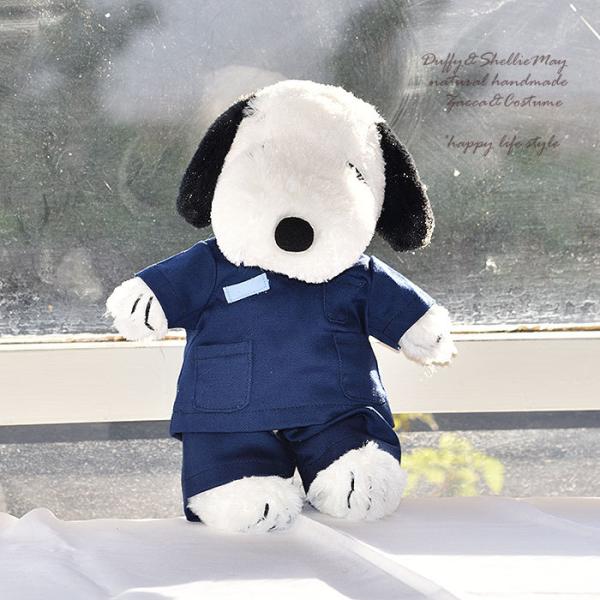【新品】 ドクタースヌーピー 新品タグ付 オーダーメイド服 happylife-nuinui_doctor-blue-
