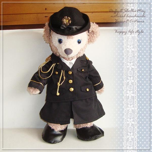 ダッフィー*シェリーメイ・Sサイズ43cm★本格的！警察官コスチューム女の子用★policewoman*ハンドメイド【洋服】ハンドメイド