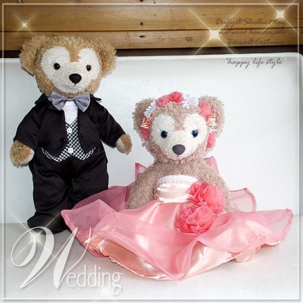 Disney（ディズニー） ダッフィーシェリーメイ ウェディング ペア S