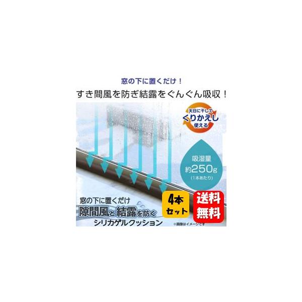 商品名 隙間風と結露を防ぐシリカゲルクッション商品説明 窓の下に置くだけ！すき間風を防ぎ、シリカゲルパワーで結露をぐんぐん吸収。B型シリカゲルがたっぷり約500g！天日干しで繰り返し使えます。除湿剤として窓の下だけでなく湿気が溜まりやすい押...