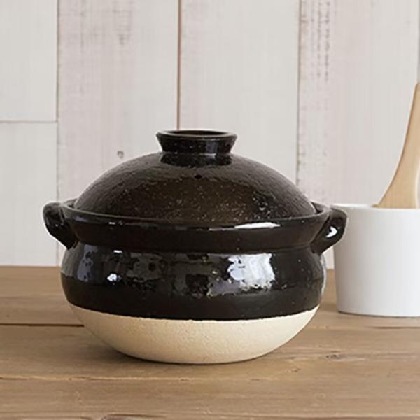 TOJIKI TONYA トウジキトンヤ 古伊賀 ご飯鍋 TOJIKI TONYA 古伊賀ご飯鍋 二重蓋 炊飯鍋 土鍋 ガス炊飯器 直火対応