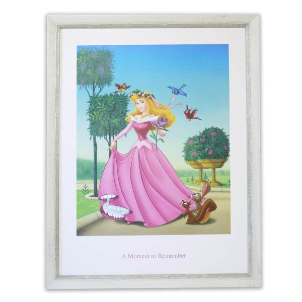額入りポスター ディズニー 眠れる森の美女 オーロラ姫 ＜CP DS15 ディズニー A Moment to Remember ＞ 幅570mm×高さ720mm インテリア 額入り おしゃれ