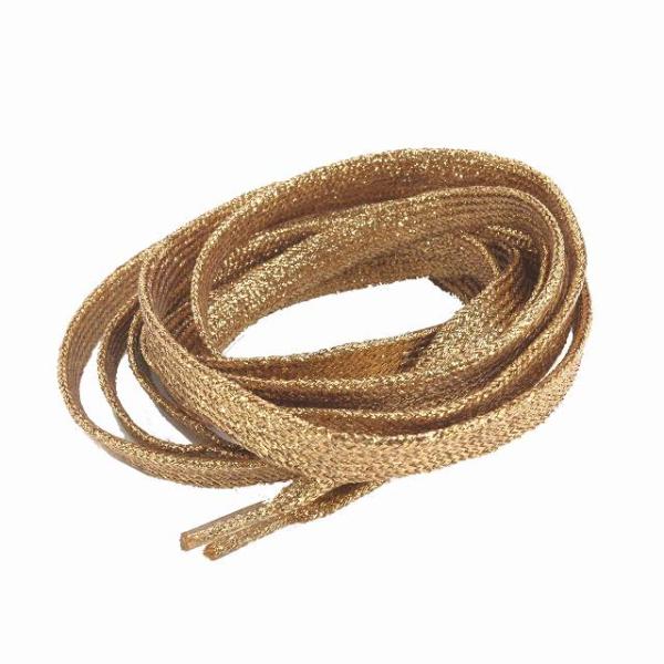 靴ひも 靴紐 キラキラ ラメ 黄金色 薄いゴールド 平紐 Etsr 051 シューレース おしゃれ メール便ok Buyee Buyee Japanese Proxy Service Buy From Japan Bot Online