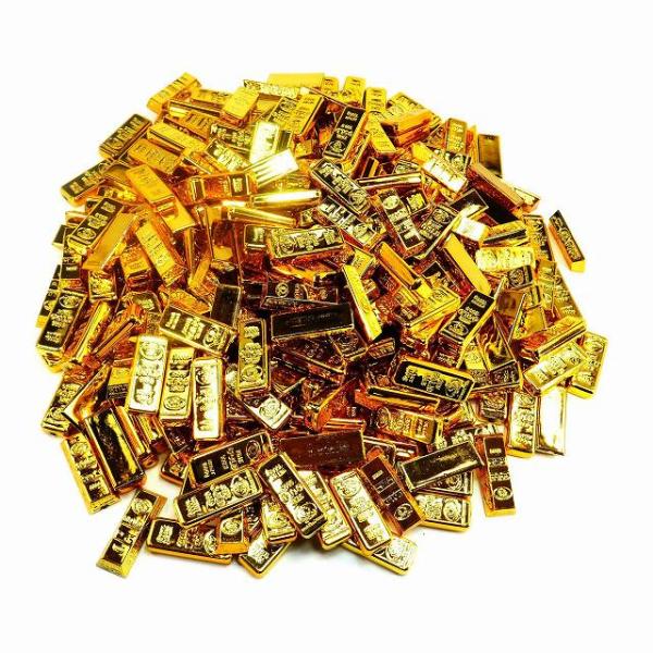 金の延べ棒 ゴールドバー レプリカ 金塊 おもしろ ゴールド 約