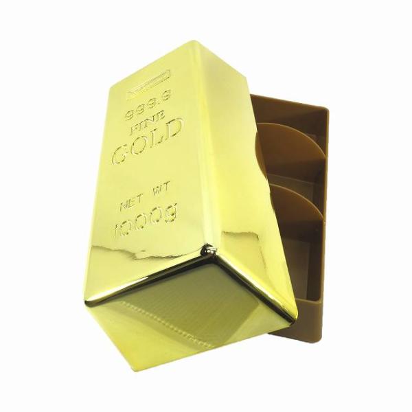 小物入れ ケース 金の延べ棒 ゴールドバー レプリカ ジュエリーケース 宝石箱 アクセサリーケース ボックス 収納ケース JB-083 宅配便のみ