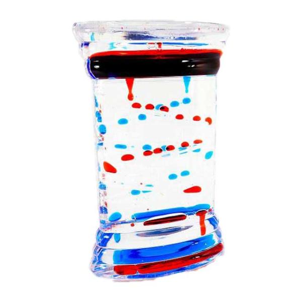 オイルタイマー ブルー レッド コースターセット オイル時計 ドロップモーション オイルモーション OIL199 宅配便のみ