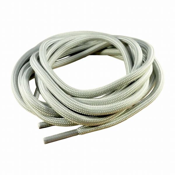 靴ひも 靴紐 丸紐 蓄光 夜光 灰色 グレー 幅4.5mm 長さ 約120cm 無地 1足セット 2本入 丸ひも メンズ レディース おしゃれ SRA-504 メール便OK