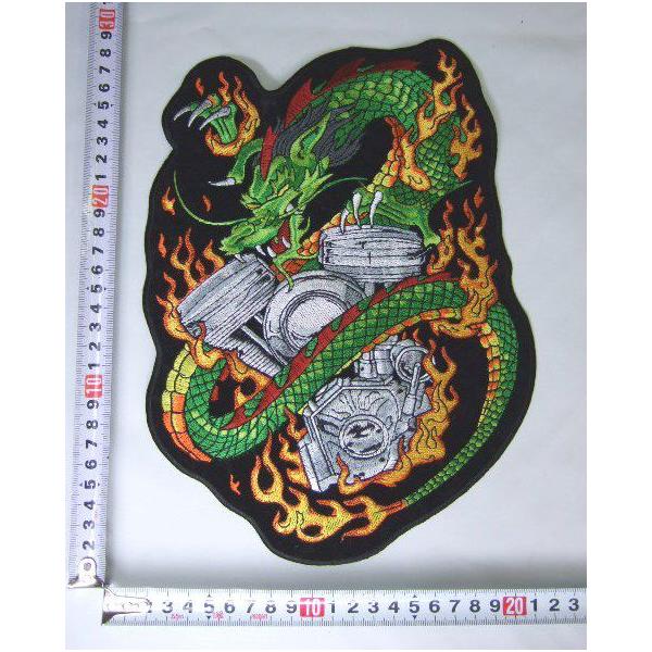 メール便ok エンブレム刺繍ビッグワッペン龍 Wf 04 大きいです Buyee Buyee 日本の通販商品 オークションの代理入札 代理購入