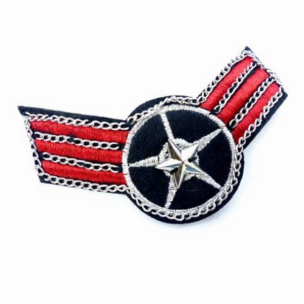 ピンバッジ ピンバッチ エンブレム 刺繍 ミリタリー ワッペン風 赤 黒 星 勲章徽章 バッジ バッチ ミリタリーピンバッジ 軍物 Wp 84 メール便ok Buyee Buyee 일본 통신 판매 상품 옥션의 대리 입찰 대리 구매 서비스