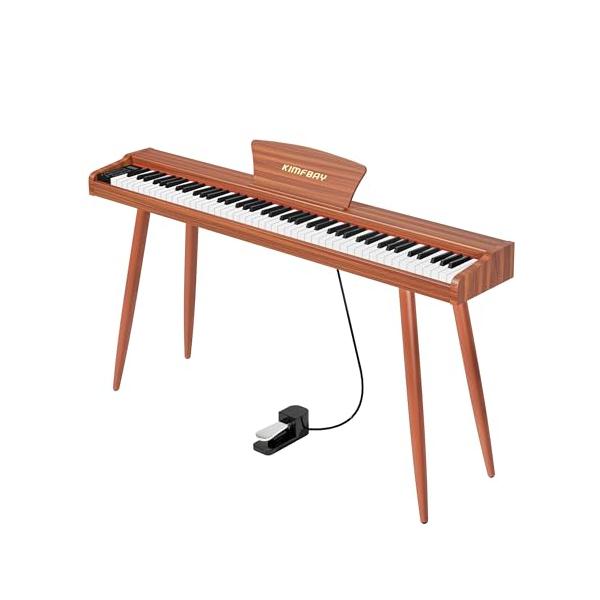 KIMFBAY 電子ピアノ 88鍵盤 木製 電子 ピアノ 88鍵 Digital Piano 