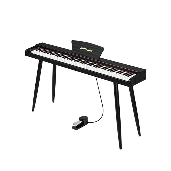 KIMFBAY 電子ピアノ 88鍵盤 木製 電子 ピアノ 88鍵 Digital Piano 初心者 子供 MIDI対応 ペダル付き スタンド アダプター付 日本語説明書 : wss-60zyailz6n7j : ハッピーリッチ - 通販 KIMFBAY 電子ピアノ 88鍵盤 木製 電子 ピアノ 88鍵 Digital Piano 初心者 子供 MIDI対応 ペダル付き スタンド アダプター付 日本語説明書 : wss-60zyailz6n7j : ハッピーリッチ - 通販