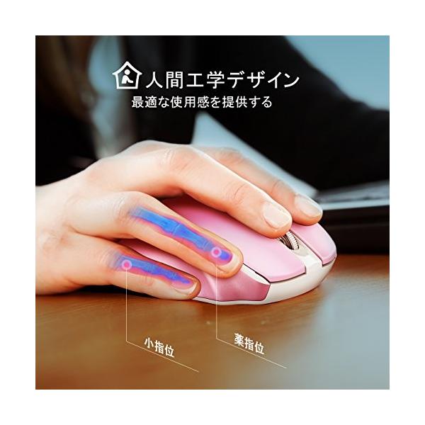 Qtuo ワイヤレスマウス 2 4g 無線マウス 5dpiモード 2400dpi 高精度 ボタンを調整可能 コンパクト省エネルギー 持ち運び便利ピンク Buyee Buyee 日本の通販商品 オークションの代理入札 代理購入