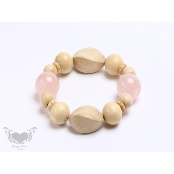 パワーストーンブレスレット ラブリーローズwood 天然石 ローズクォーツ ウッドブレスレット 可愛い デザインブレスレット レディース ハッピーストーン Buyee Buyee Japanese Proxy Service Buy From Japan Bot Online