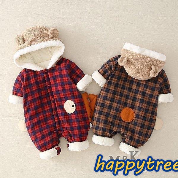 お出かけロンパース ベビー服 長袖 カバーオール 新生児 服 冬可愛い 男の子 女の子 厚手 安い 赤ちゃん前開き 出産祝い 誕生日 Happy Tree Mall 通販 Yahoo ショッピング