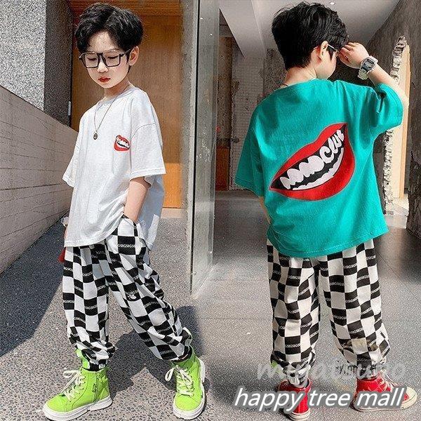 子供服 セットアップ 夏 男の子 子供ジャージ キッズ 韓国子供服 ジュニア 上下セット 半袖tシャツ 長ズボン チェック柄 男児 おしゃれ 通学着 通園着 新品 Ko Nsyf Happy Tree Mall 通販 Yahoo ショッピング