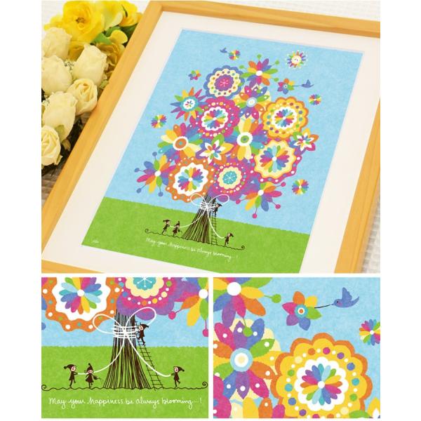 絵画 インテリア 壁掛け おしゃれ 絵の花 幸せの花束 虹色 Mサイズ 玄関に飾る絵 風水 北欧 リビング 額入り Buyee Buyee Japanese Proxy Service Buy From Japan Bot Online