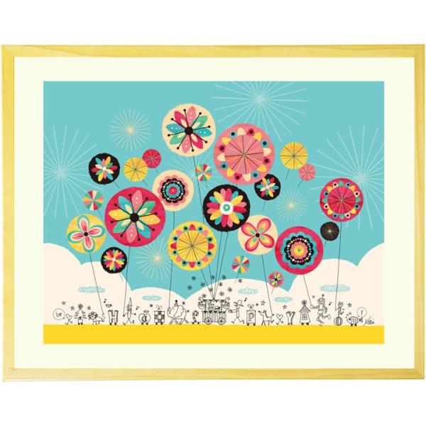 開業祝い バルーン 花 絵 幸せアート 幸せのパレード 名前入れ Llサイズ 開店祝い お祝い プレゼント 花 開院祝い 病院 10周年祝い 贈り物 クリニック 品物 Kr10 Gaku Large2 N3 絵画通販 笑顔 癒し Happy Vision 通販 Yahoo ショッピング