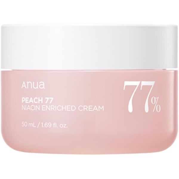 ANUA(アヌア)桃77％ナイアシンリッチモイスチャークリーム50ml 肌