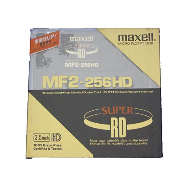 マクセル 3.5インチ2HDフロッピーディスク SUPER RD MF2-256HD プラスチックケース入り１枚