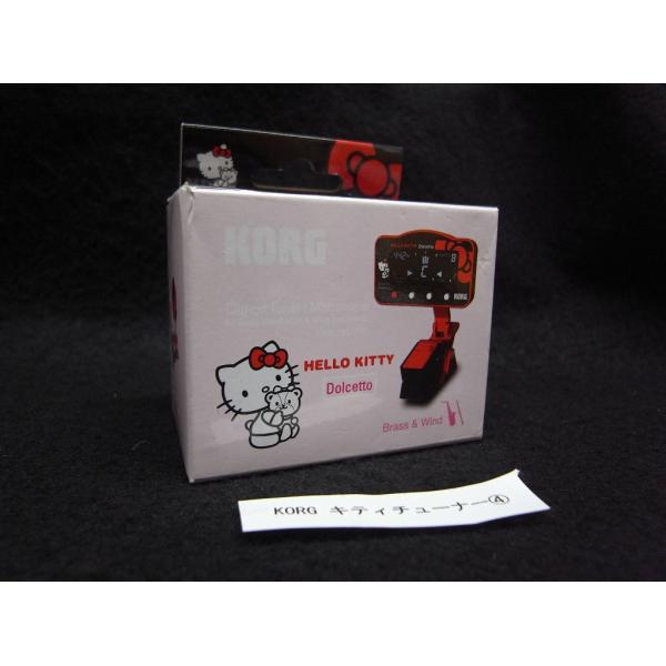 未開封KORG AW-2GKWクリップチューナーハローキティ ホワイトとブラック 未開封KORG AW-2GKWクリップチューナーハローキティ ホワイトと