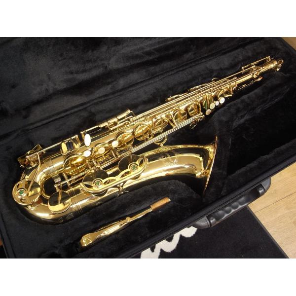 郡山　CADESON カドソンテナーサックス　T-902V サックス本体 中古・美品・整備済み】Cadeson T-902Y・HighF#キィ無し仕様・彫刻あり
