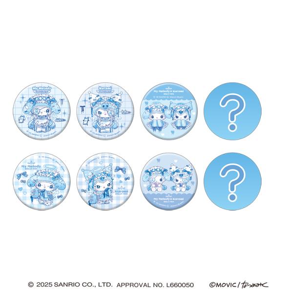 My Melody×Kuromi DOLLYMIX トレーディング缶バッジ 全8種 : 原宿