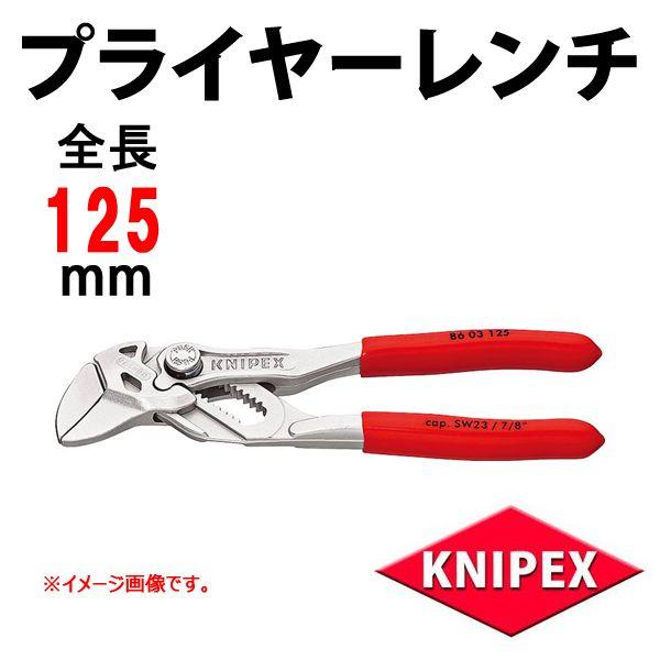 メール便可 KNIPEX クニペックス プライヤーレンチ 8603-125 *