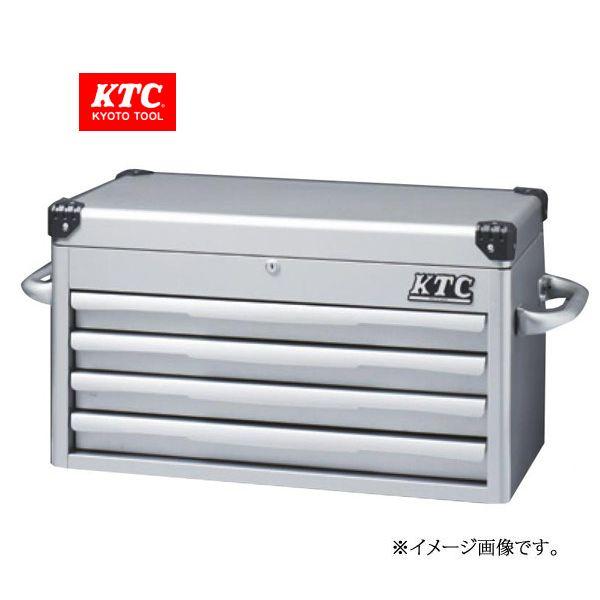 KTC トップチェスト（4段4引出し） EKR-1004（シルバー） : 原工具