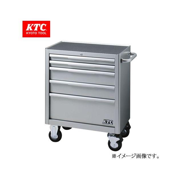 KTC ローラーキャビネット（5段5引出し）EKW-1005（シルバー） : 原 
