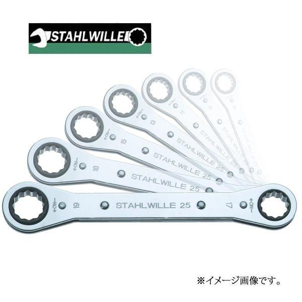 スタビレー 板ラチェットメガネレンチセット 25/7PC (7本組
