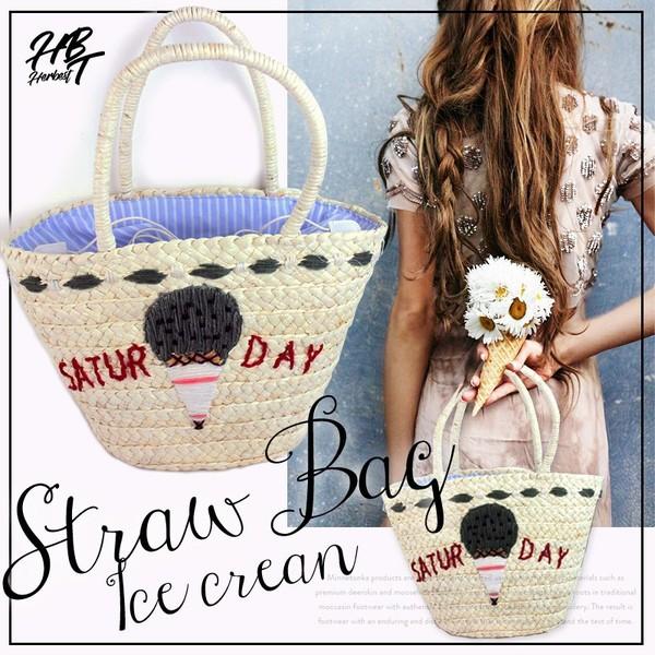 かごバッグ 芸能人 大きいサイズ 小さいサイズ 夏 バケツ型アイスクリーム Harbest Kobe 通販 Yahoo ショッピング