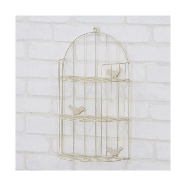 ウォールシェルフ 壁掛けラック ウォールラック 完成品 激安通販 かわいい 壁掛け ラック 小鳥 アイボリー 小物入れ ディスプレイ おしゃれ 小物置き 壁掛け棚 飾り棚
