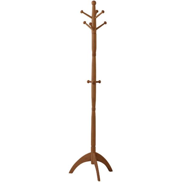 コートハンガー ポールハンガー コート掛け 木製ポールハンガー ポールスタンド スリム 玄関 おしゃれ 木製 ハンガー