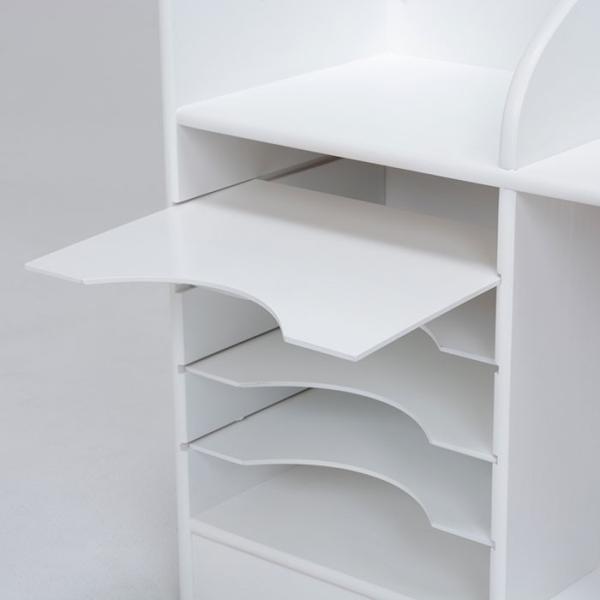 ランドセルラック ランドセル収納 可愛い かわいい リボンレリーフ 幅68cm 高さ94cm 教科書ラック ラック ランキングtop10 本棚 収納 ホワイト 棚 シェルフ 子供部屋 収納棚