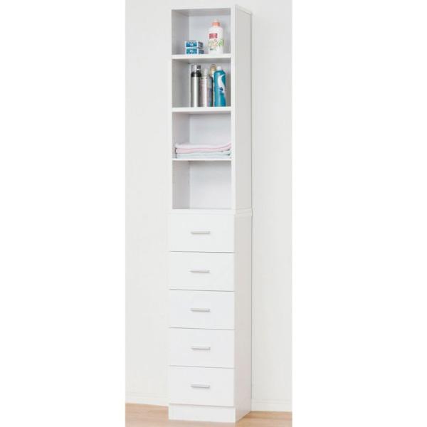 ランドリーラック ランドリー収納 ランドリーチェスト 隙間棚 隙間収納棚 ストッカー モデル着用 注目アイテム タオル棚 鏡面 たんす 幅30 ホワイト タンス 幅30cm 高さ178cm