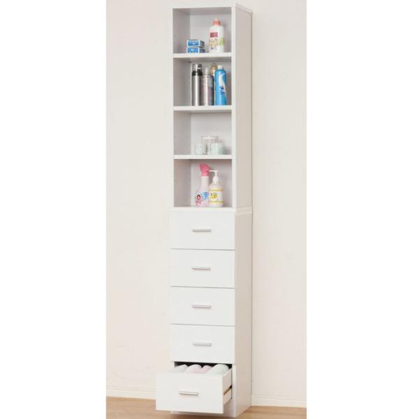 ランドリーラック ランドリー収納 ランドリーチェスト 隙間棚 隙間収納棚 ストッカー モデル着用 注目アイテム タオル棚 鏡面 たんす 幅30 ホワイト タンス 幅30cm 高さ178cm