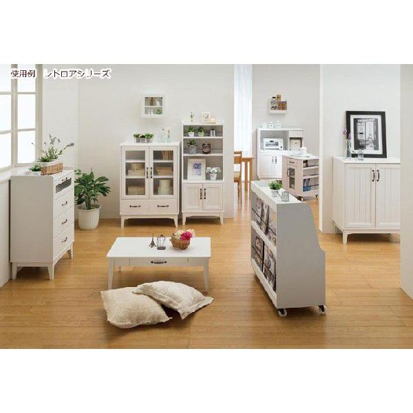 下駄箱 シューズボックス レトロ カントリー調 かわいい 可愛い おしゃれ レトロア 収納 高さ97cm 靴入れ シューズラック 玄関 幅75cm 靴 春の新作シューズ満載