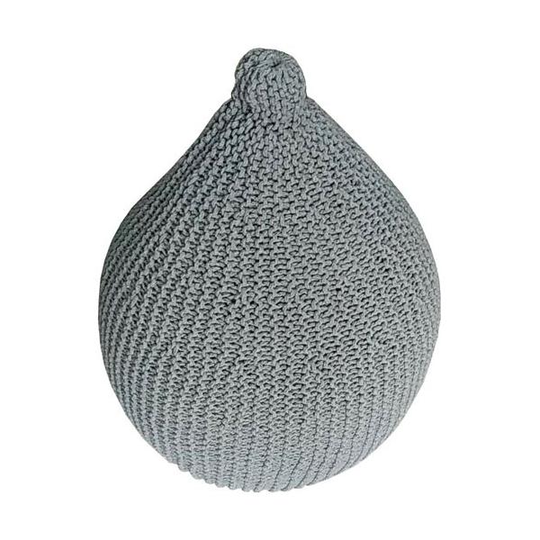 ビーズクッション クッションビーズ クッションソファ ソファクッション 正規店 ニット M ニット生地ビーズクッションソファ おしゃれ グレー かわいい