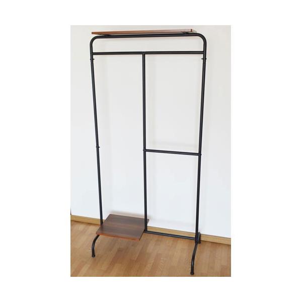 ハンガーラック コートハンガー パイプハンガー 棚付き 棚 幅90cm 2段 ハイタイプ 収納棚 ハンガー掛け コート掛け 天板付 洋服掛け 洋服ラック スーパーセール 衣類ラック