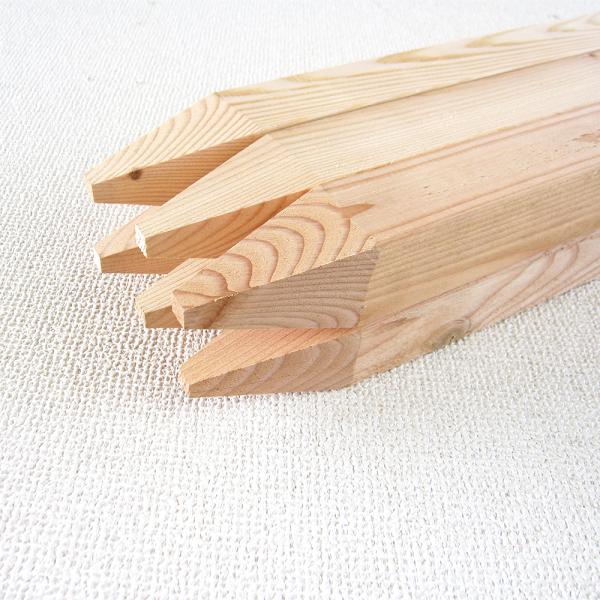 米松　角杭　（約45×45×1500mm）　(6本セット) くい クイ 造園　6本束 長さ150cm