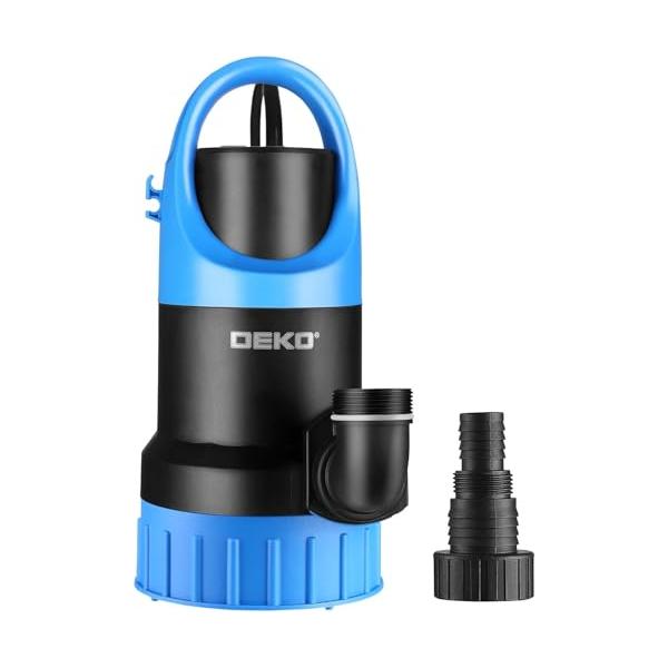 DEKOPRO 750W 水中ポンプ 底部入水式 汚水ポンプ 最大吐出量17033L/H 最大揚程9M 電動 循環ポンプ 水耕栽培 ウォーターポンプ 水族館給水 排水ポンプ