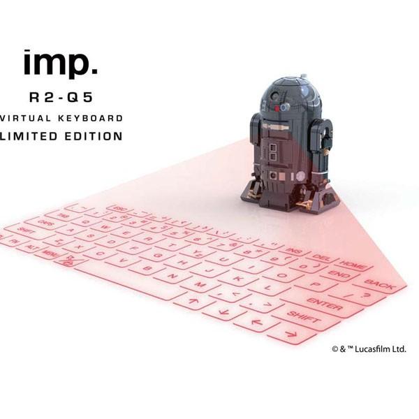 【送料無料】スター・ウォーズ REALFLEET imp. R2-Q5 バーチャルキーボード IMP-101-bk