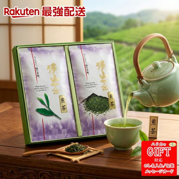 ギフト 狭山茶銘茶詰合せ EG4-25-1 贈答品 ドリンク お茶 内祝 専用包装紙あり