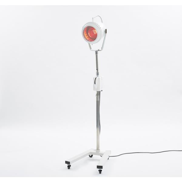 ☆　タイマー（０〜３０分）、出力調整機能付（５０Ｗ〜３００Ｗ）。☆　中折れ式なのでベッドでの治療はもちろん、各部位に手軽に　　照射できます。☆　永年使用できるよう堅固な設計になっています。☆　本商品は、ヘッド＋ポール、土台の２点に分解されて...