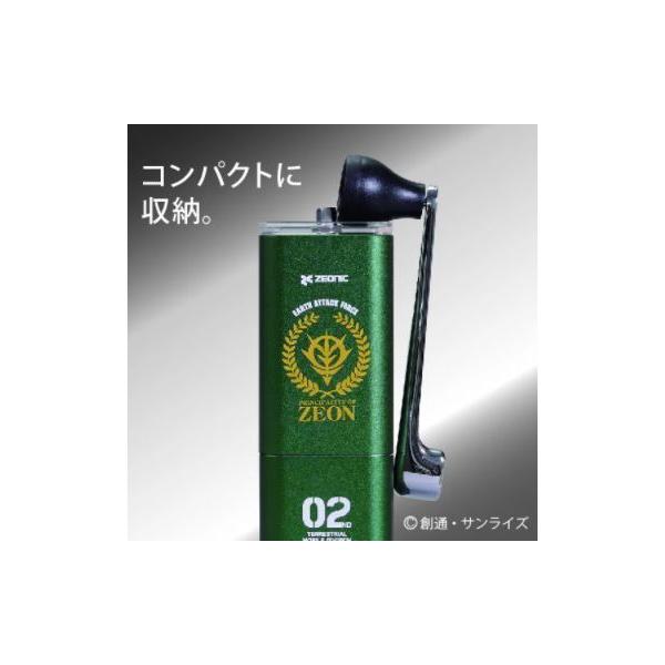 ハリオ アルミ合金コーヒーミル ガンダム 手動 おしゃれ 機動