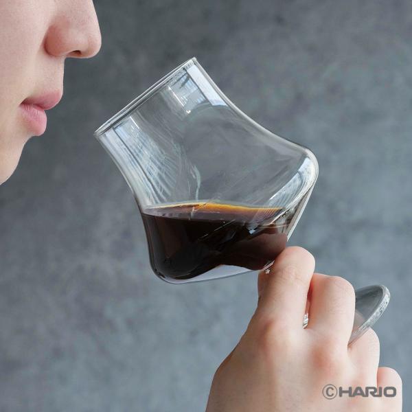 HARIO Tasting Glass Mocha Gesha �e�C�X�e�B���O�O���X ���J �Q�C�V�� ���{�� �R�[�q�[ �ϔM�K���X �d�q�����W�Ή� �H��@�Ή� ������� �M�t�g �n���I ���� ���i�摜5